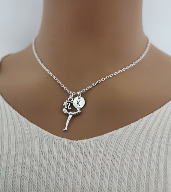 Gymnastics Necklace, Gymnast Gift for girls, Gymnastic gift, Personalized Gifts for Gymnast, Girls gymnastics, Gymnastics birthday gift