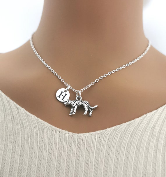 Leopard Gift, Leopard Necklace, Leopard Gifts, Leopard Jewelry, Leopard Lover, Safari Gift, Safari Jewelry, Safari Necklace, Leopard Charm