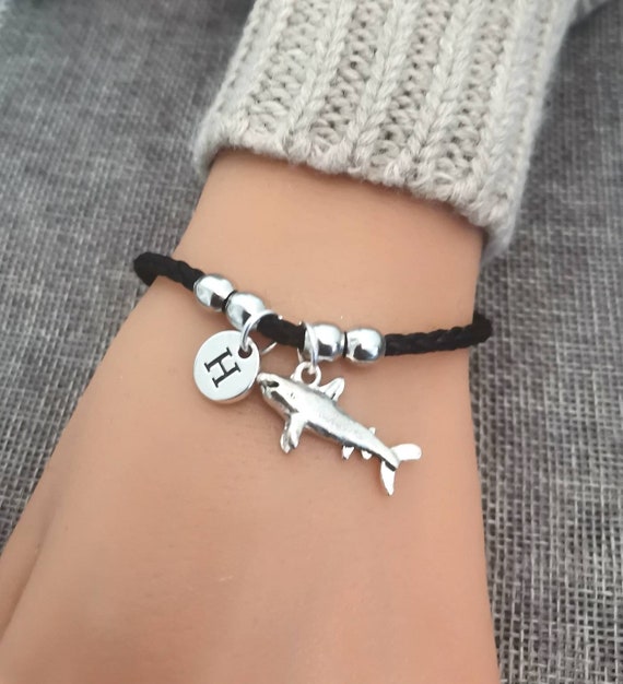 Shark bracelets, Gifts for Surfer, Shark gifts, Shark Jewelry, Fish bracelet, Holiday bracelet, Children Gift, College, School, Kids, Bestie