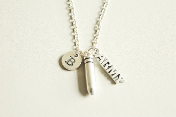 Army Necklace, Army Gifts, Army Wife gift, Army Mom, Army Veteran Gift, Army dad birthday Gift, Army husband, Army boyfriend, Military,