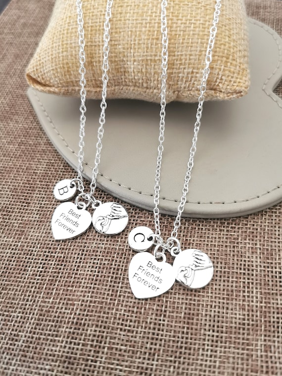 4 Best Friends, 4 Friends Necklace, 4 BEst Friend Gifts, Four Friends, Compass Necklaces, Four Friendship, 4 Sisters, 4 BFFs, Set of 4