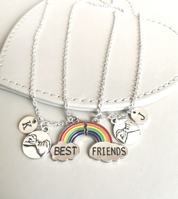 2 Best Friend Gifts, 2 Best friends necklace, Two Best friend Necklace, Set of 2 Necklaces, 2 BFF Necklace,Bff, Best friend ,Personalised