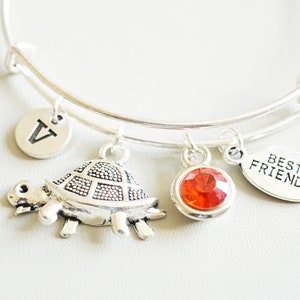 Tortoise Bracelet, Charm Bracelet, Animal Bracelet, Friend Bracelet, Animal Bracelet, Tortoise Jewelry, Tortoise Gift, Beach, Turtle, BFF