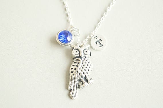 Owl Jewellery, Owl Necklace, Owl Gifts, Owl charm Necklace, Silver Owl Charm, Animal,Bird, Night, Bird necklace. Animal gift,Friend necklace