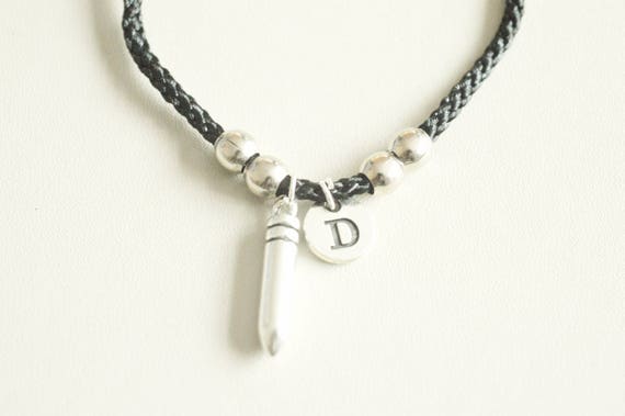 Bullet Bracelet, Bullet Gift, Birthday Gift for her, Silver Bullet Charm Gift, Gun Jewelry, Army Wife, Army mom, Army Daughter, Marine gift