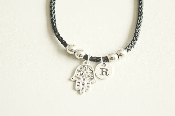 Hamsa Bracelet, Hamsa Bangle, Hamsa hand bracelet, Amulet gift, Hamsa Gifts, Hamza bracelet, Hamza jewelry, Palm, Evil eye, hamza hand charm