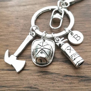 Fireman Keyring, Fireman Gifts, Firefighter Gifts, Fireman Keychain, Fireman Key ring, Firefighter Keychain, Firefighter Key ring, Engineman