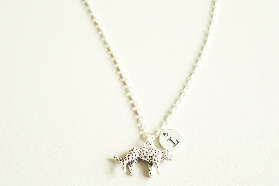 Cheetah Gift Cheetah Necklace Cheetah Jewelry Sterling Silver