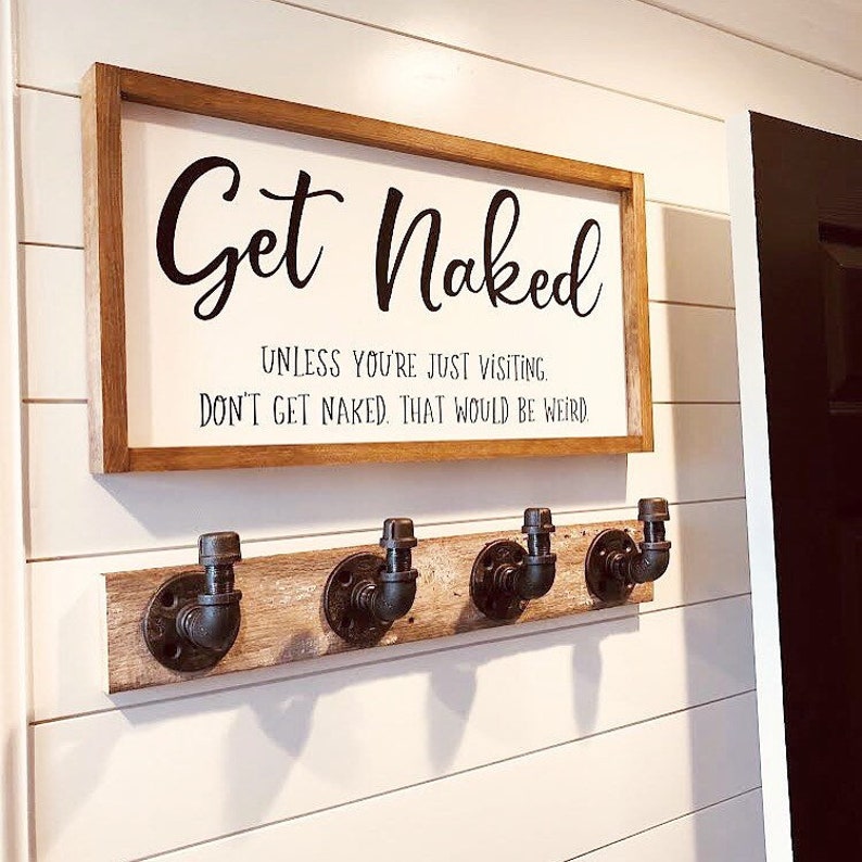 Get Framed Wood Sign Unless You Re Just Visiting Image 0