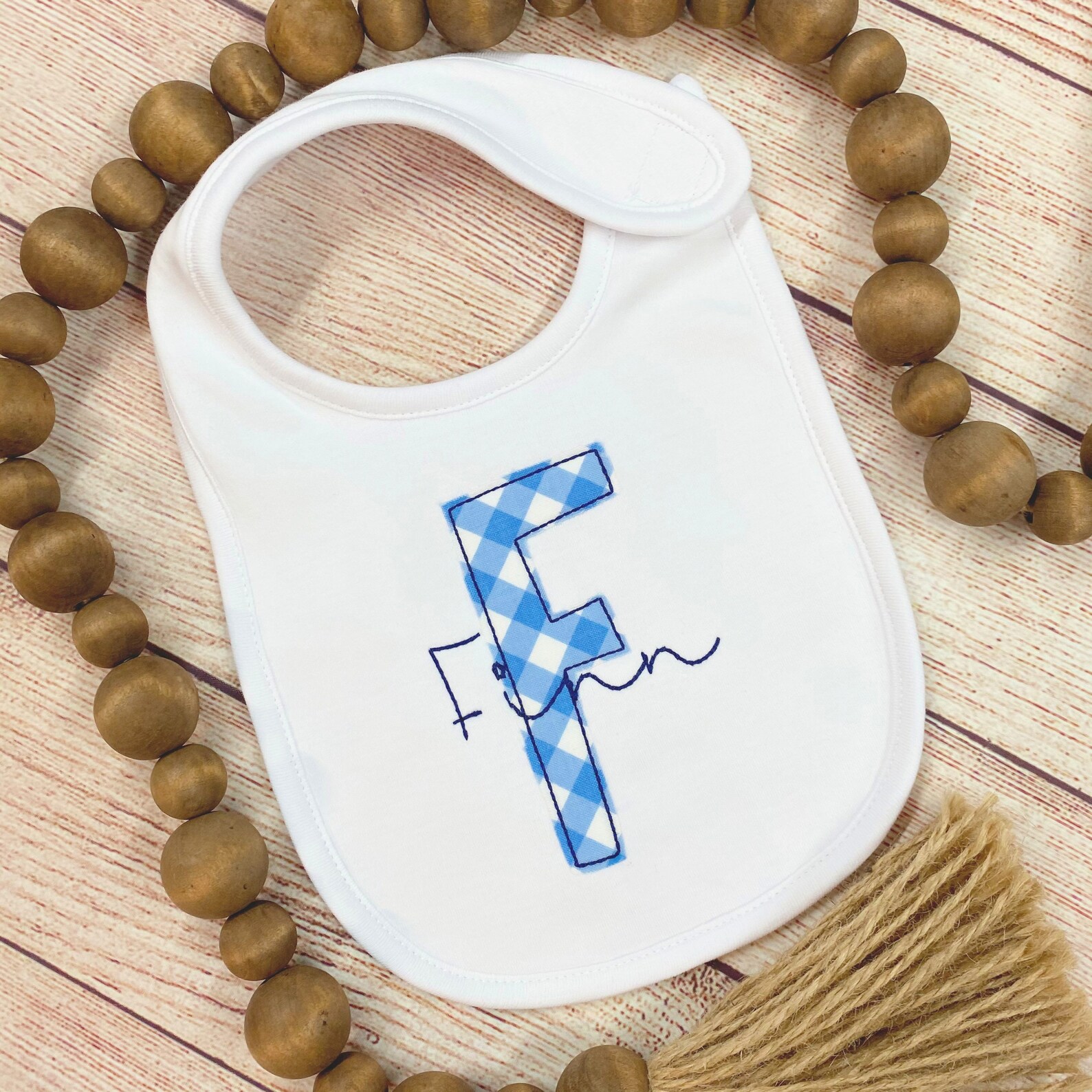 Custom Boy Bib / Personalized Baby Bib / Monogrammed Boy Bib / Etsy