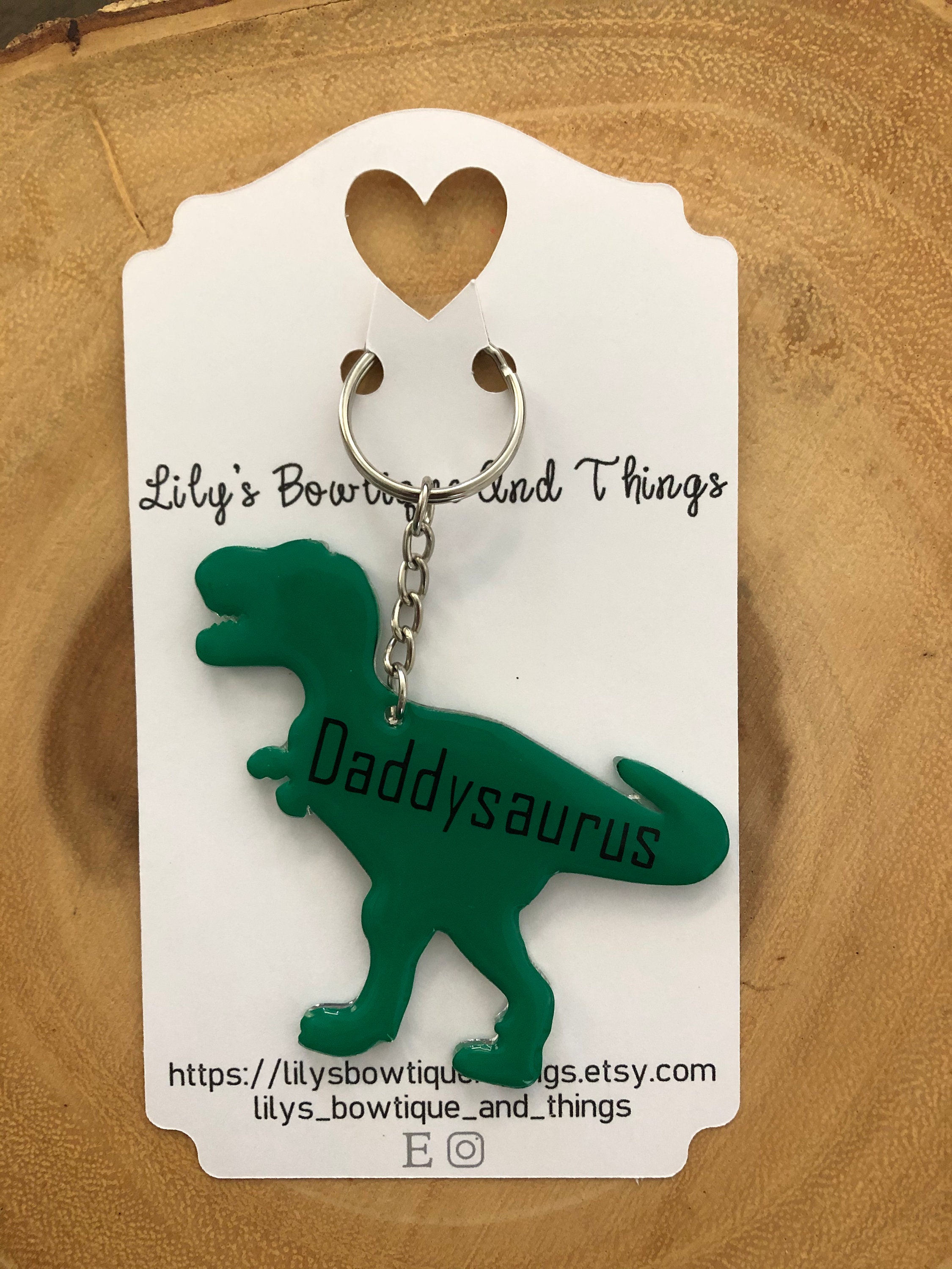 Dinosaur Keychain TRex Keychain Acrylic Keychain Etsy