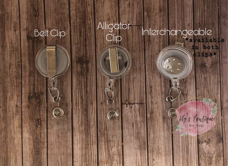 Medical Badge Reel Interchangeable OR Permanent Retractable Valentine\u2019s Themed Badge Holder Coffee Acrylic Badge Reel