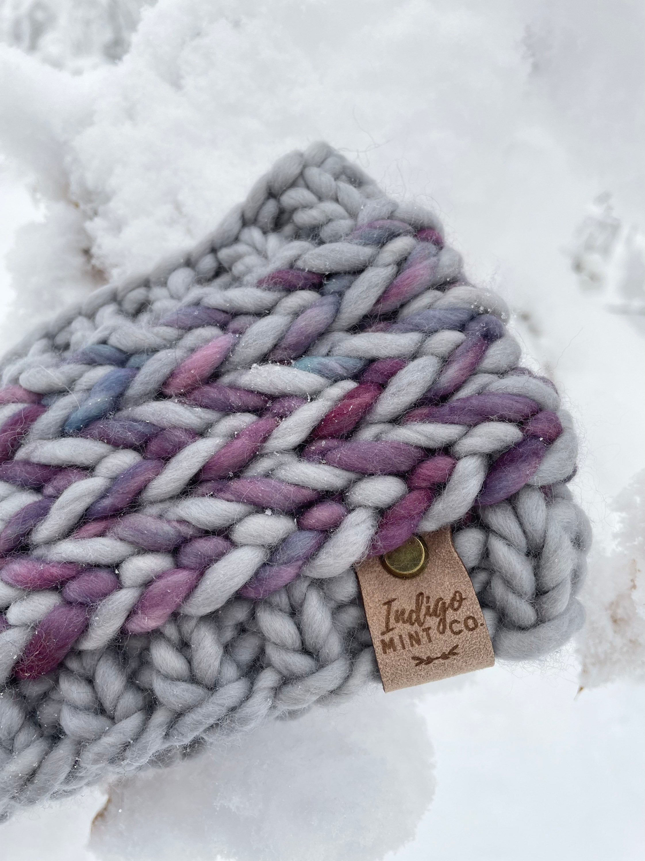 Hand Knit Women\'s Ear Warmer Headband Merino Wool Versatile Merino Wool Ear Warmer Headbands | Handmade in  main image 2
