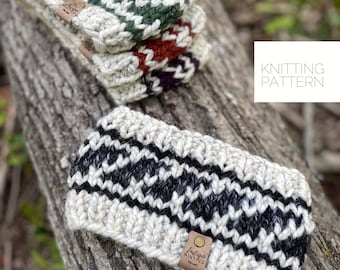 South Shore Ear Warmer | Knitting Pattern | Written in 4 weights | PDF file