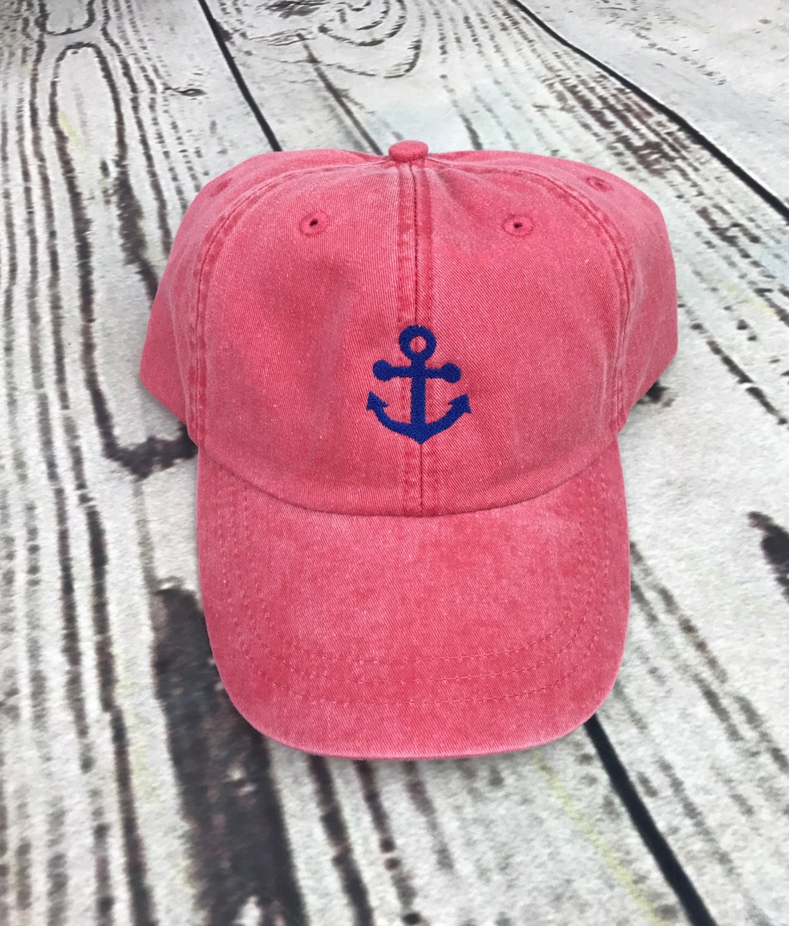 Anchor hat Anchor baseball hat Anchor baseball cap Pigment Etsy