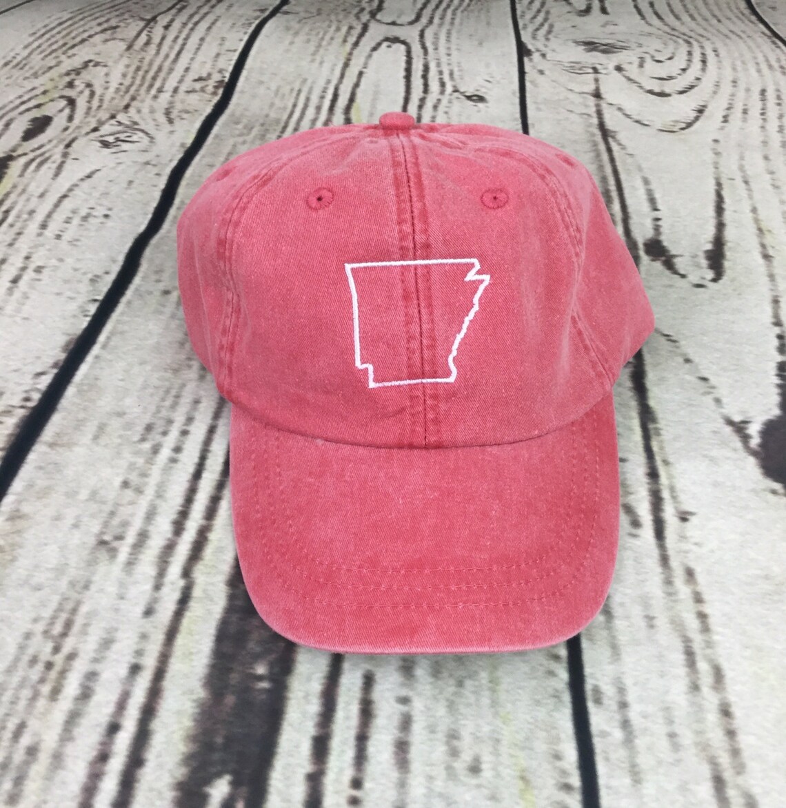 Arkansas hat State of Arkansas baseball hat Arkansas Etsy