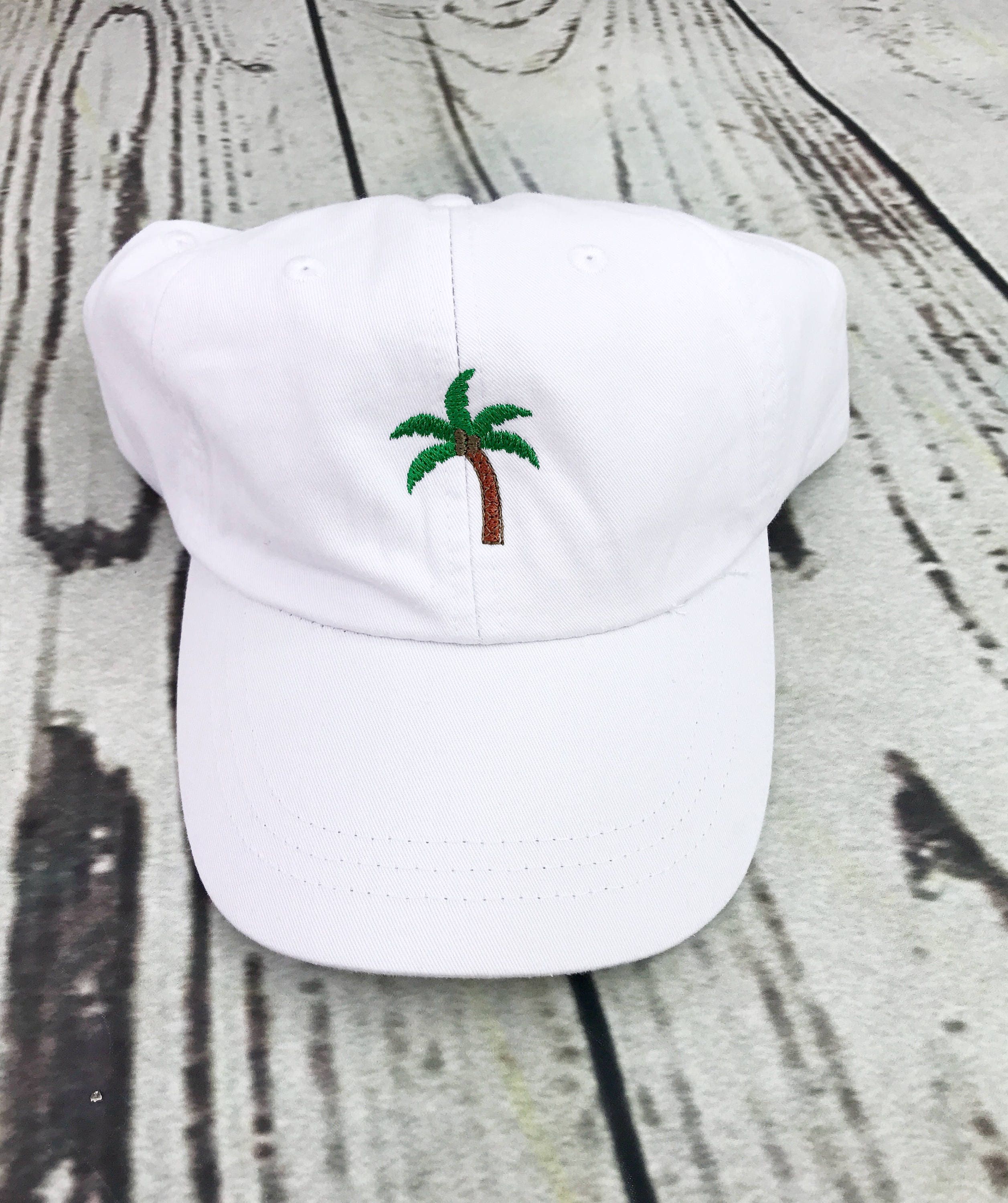 Palm tree hat Palm tree baseball hat Palm tree cap Beach Etsy