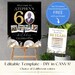 DIY Personalized 60th Welcome Sign Template, Look Who's 60, 60 Birthday ...