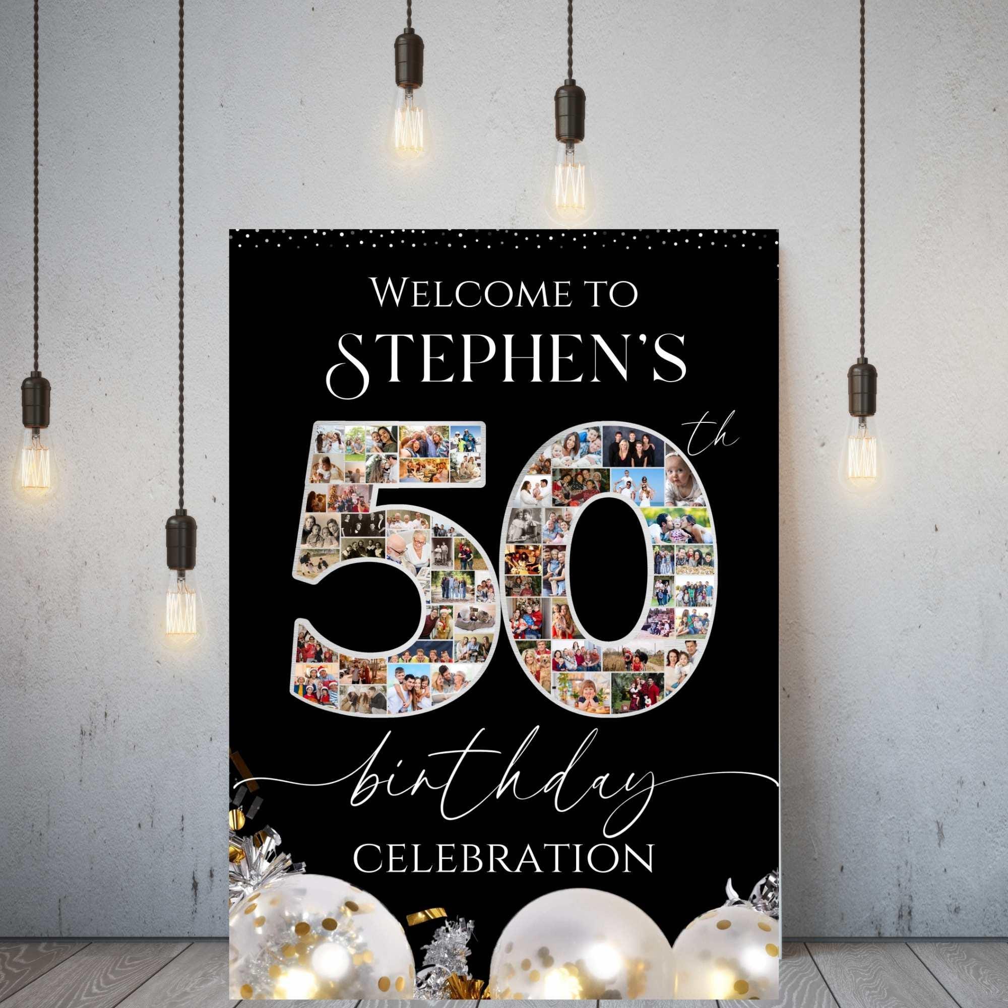 Cartello Divertente Per 50 Anni: Idea Regalo Originale Per Festa Di Compleanno