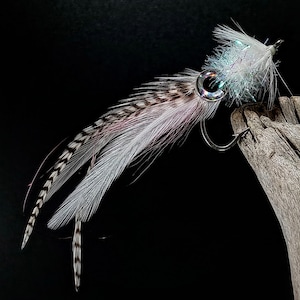 Big Eye Squid Fly - White/Pink - 2/0