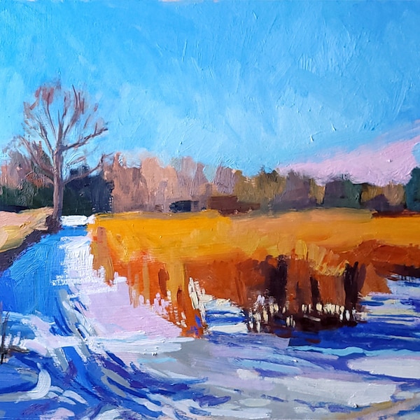 Gicleeprint Old Snow (The Meadows)