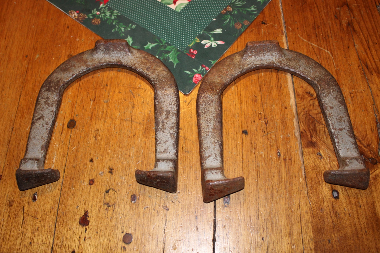 Vintage TED ALLEN HORSESHOES Game Pitching 2 Horse shoes set Etsy