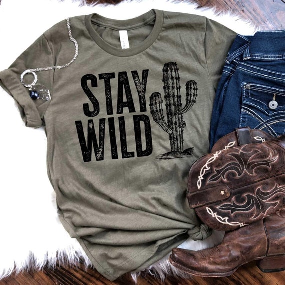 STAY WILD, Fun, t-shirt