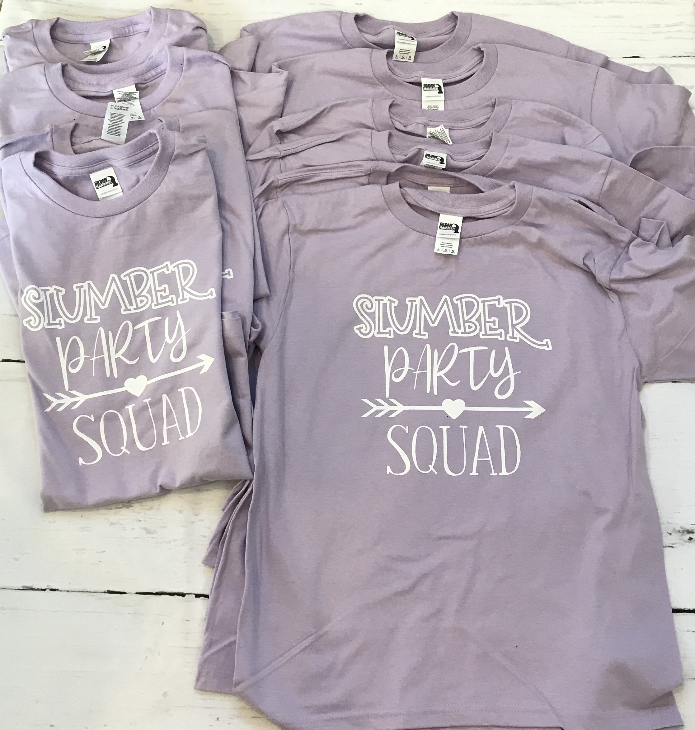 Slumber Party SQUAD T-shirt