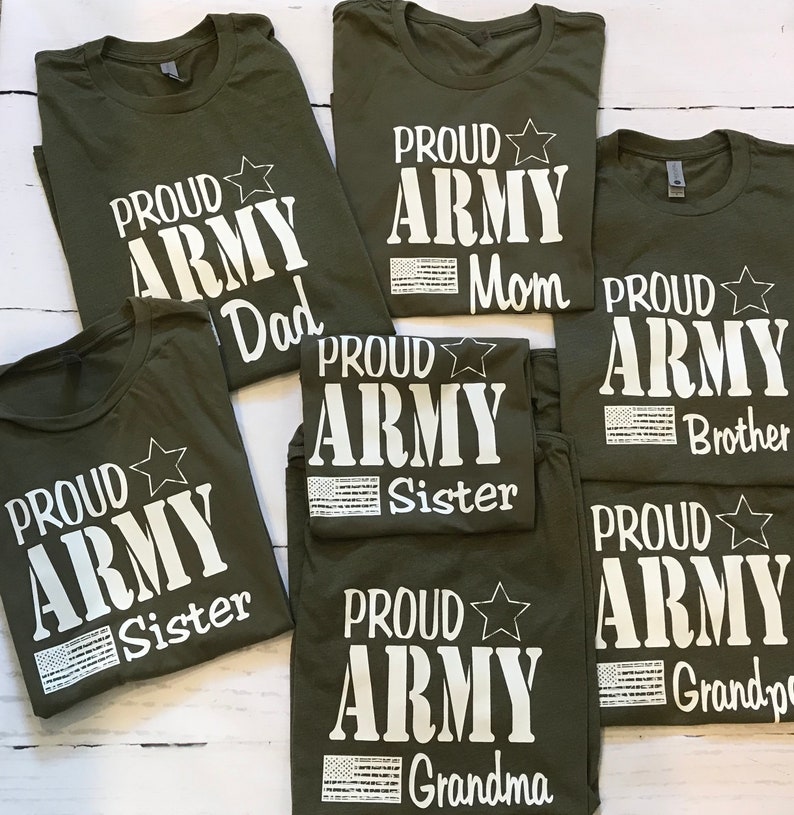 Proud Army Family T-shirts image 4