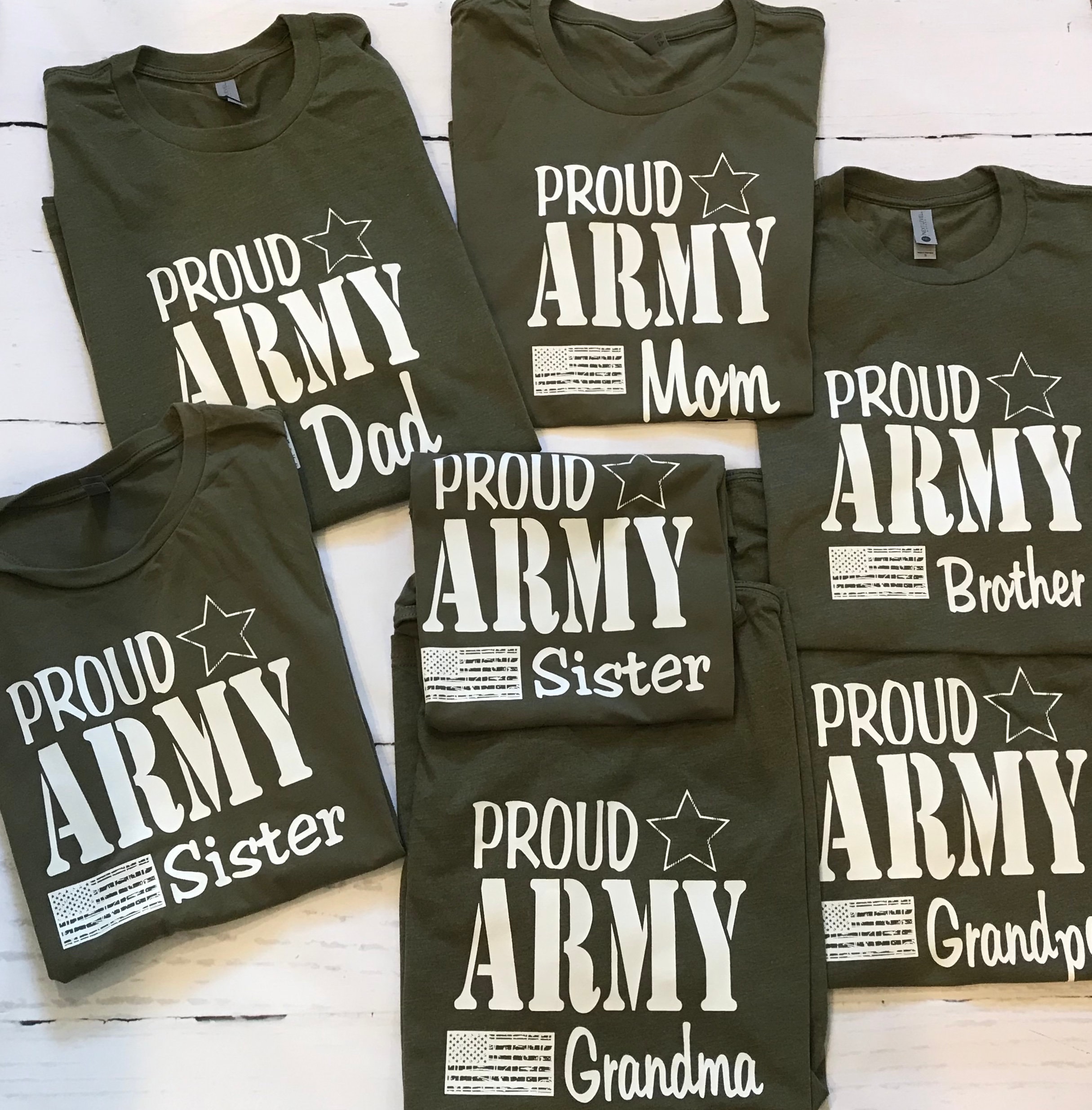 Proud Army Family T-shirts