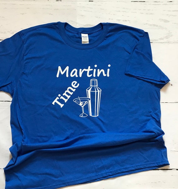 Martini Time T-shirt, martini lovers gift