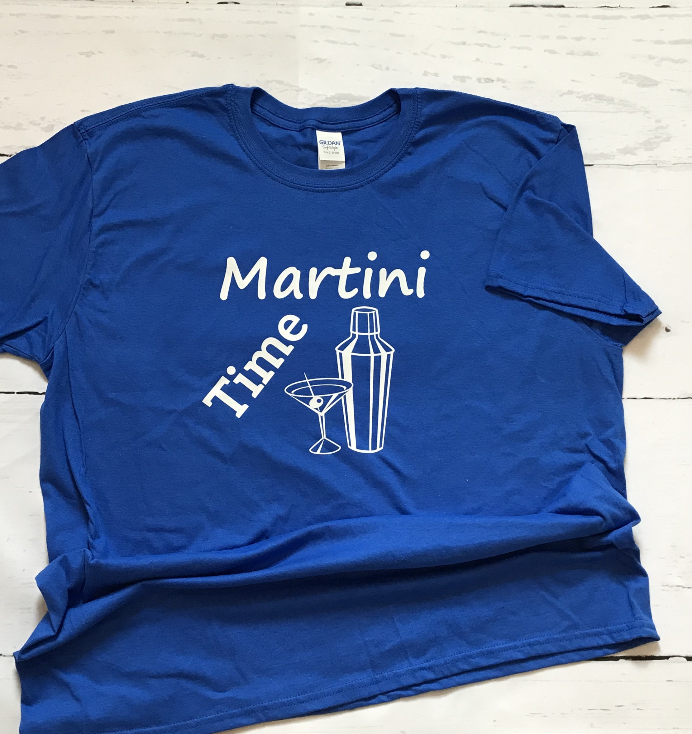 Martini Time Tshirt, martini lovers gift