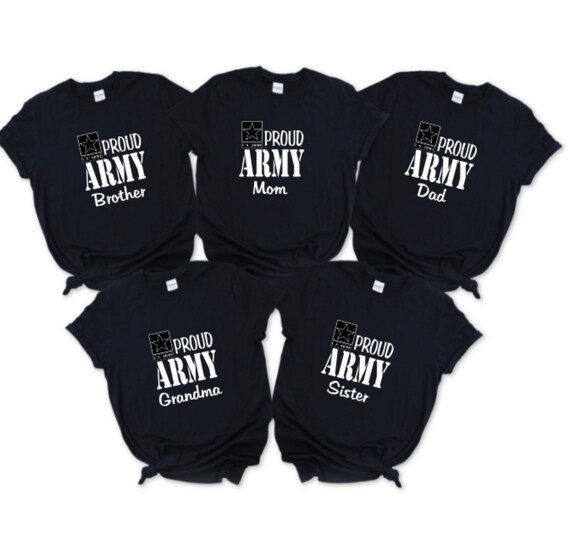 Proud ARMY FAMILY Logo T-shirts - Etsy
