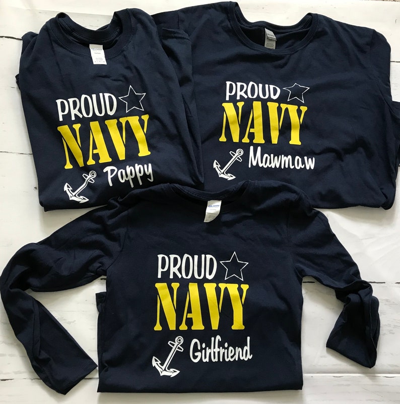 Proud U.S. Navy Family T-shirts image 6