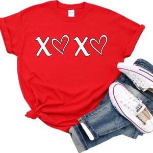 XO XO Valentine Hearts Lover, Love t-shirt