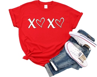 XO XO Valentine Hearts Lover, Love t-shirt