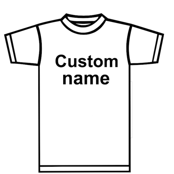 Custom Name (not a tshirt) Personalized T-shirts