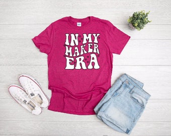 In my MAKER ERA t-shirt - fun, boho shirt