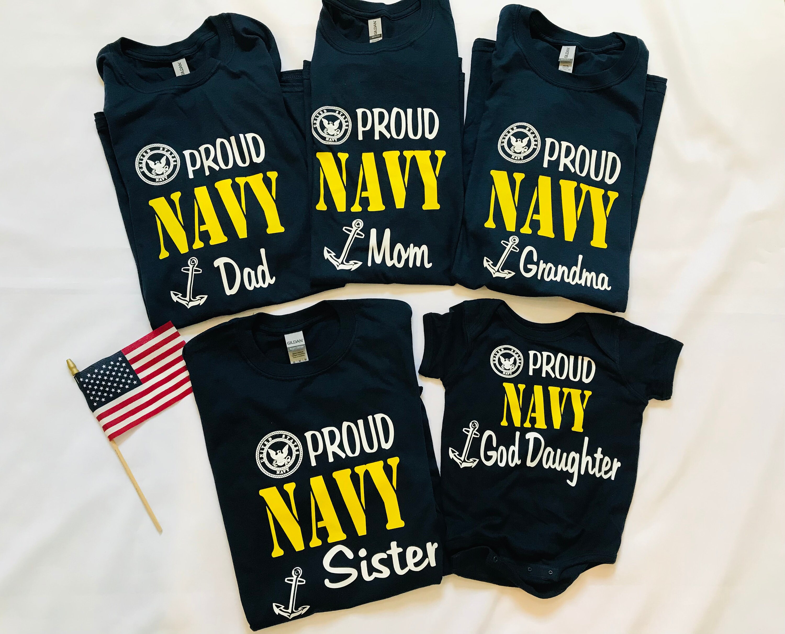 U.S. Navy Military Family T-shirts 