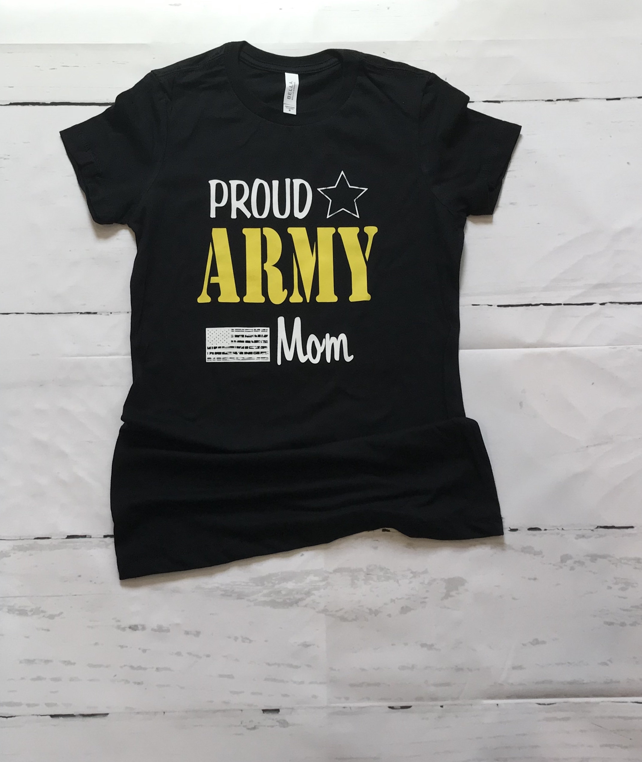 Proud Army Family, Military Solider, Black T-shirts