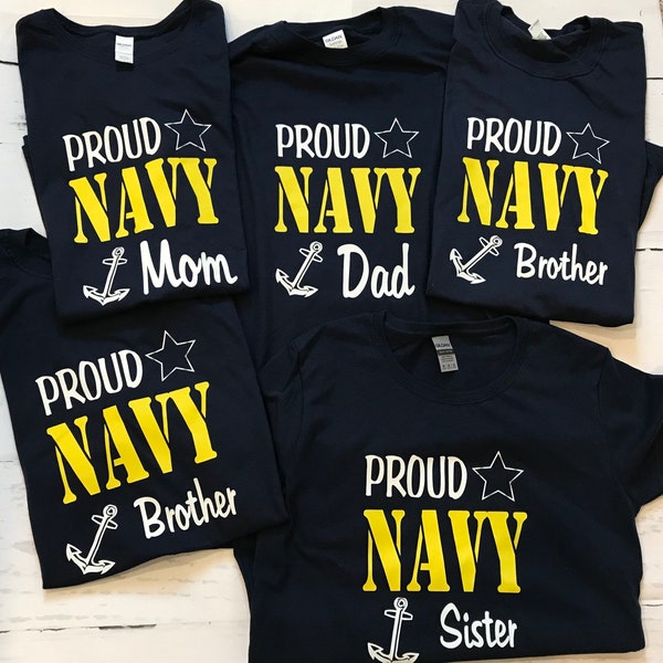 Proud U.S. Navy Family T-shirts