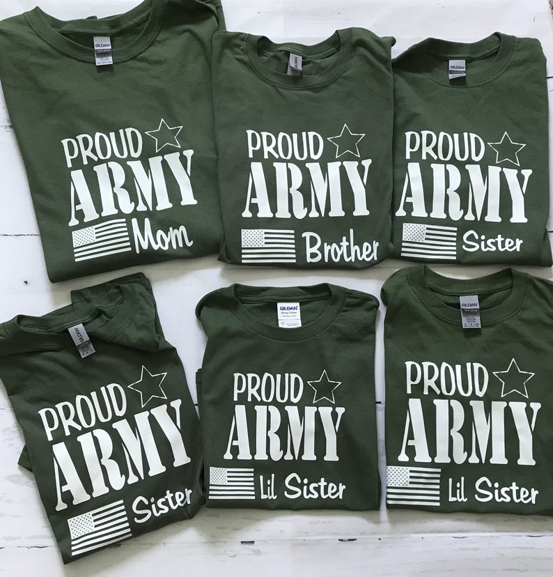 Proud Army Family T-shirts image 6