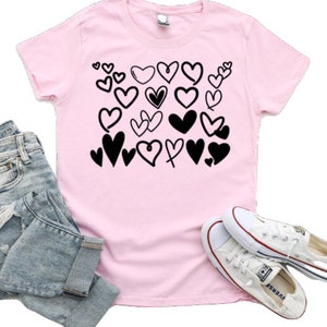 HEARTS and more HEARTS Valentines, Lovers t-shirt