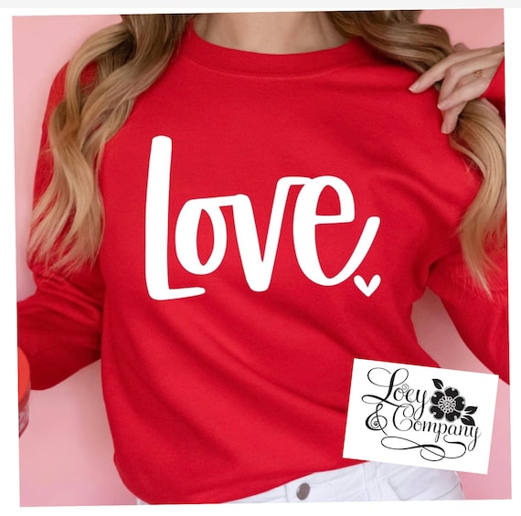 LOVE, Simply stated, Valentine, colorful and FUN T-shirt