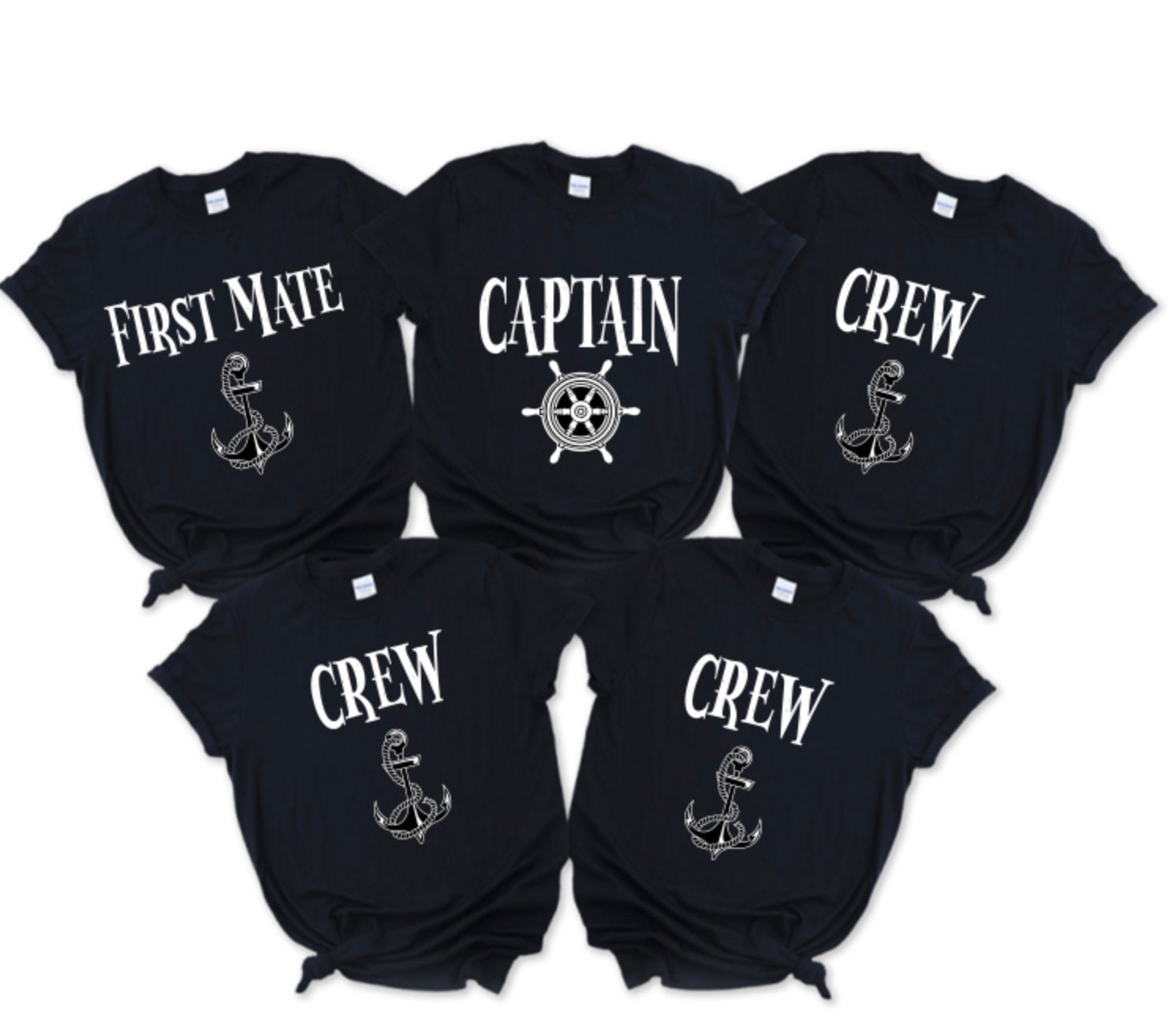 Captain/Pirate theme, family T-shirt, Crew, Skipper, First Mate, Deckhand,  Mermaid T-shirts