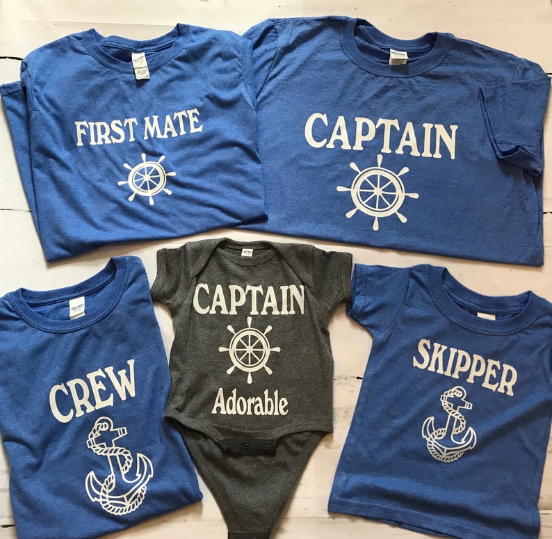captain first mate t shirts