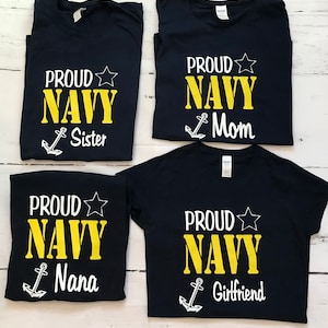 Proud U.S. Navy Family T-shirts image 2