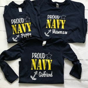 Proud U.S. Navy Family T-shirts image 7
