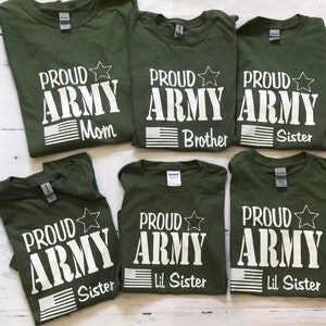 Proud Army Family T-shirts