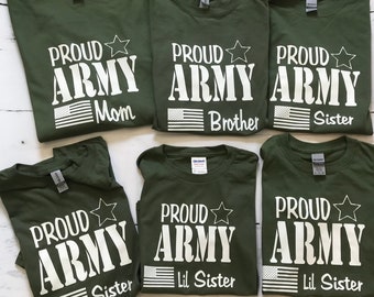 Proud Army Family T-shirts - Etsy